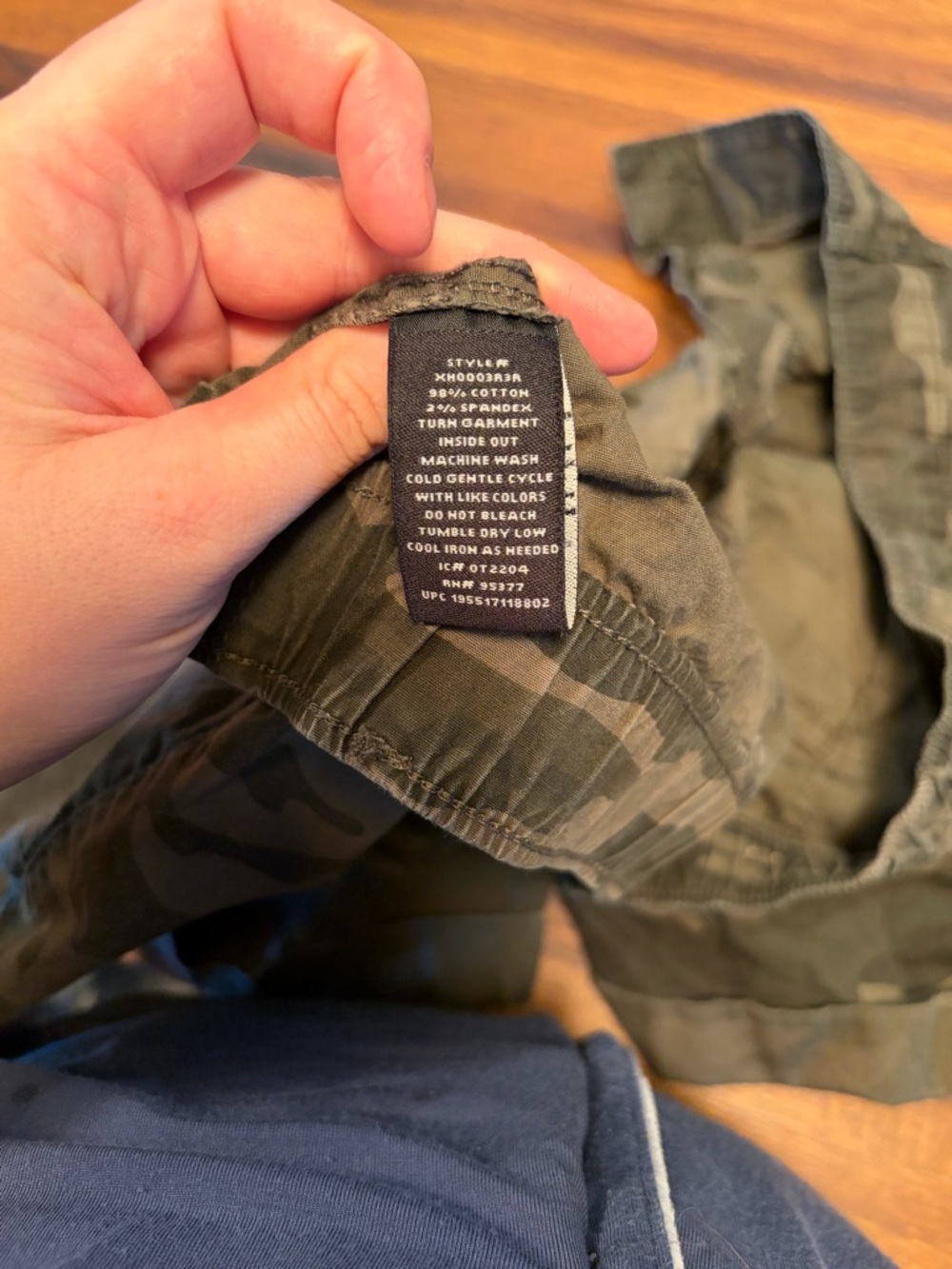Sanctuary Camo Cargo Shorts - Olive Green/Brown - Picture 4 of 4